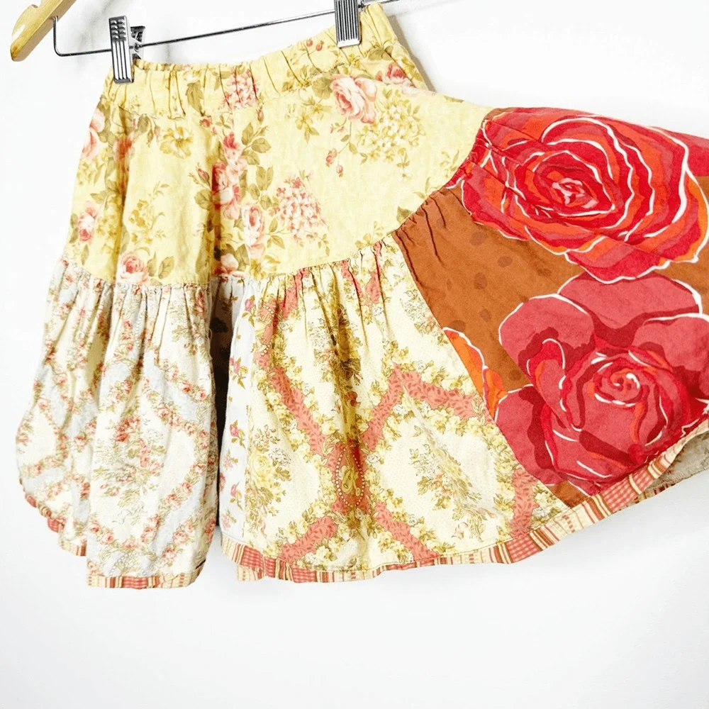 MATILDA JANE Back to School Molly SKIRT floral circle twirly cotton girls 8
